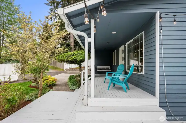Outdoor patio space for entertaining