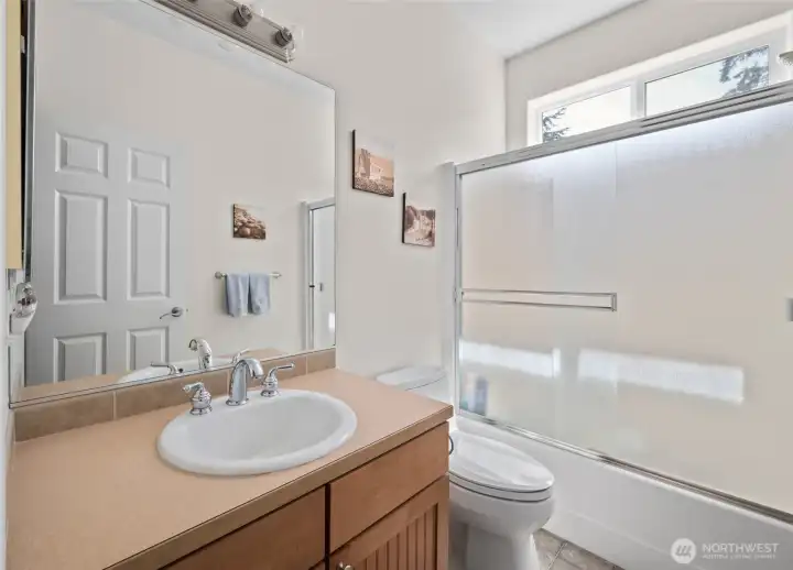 En-suite bathroom for bedroom #2.