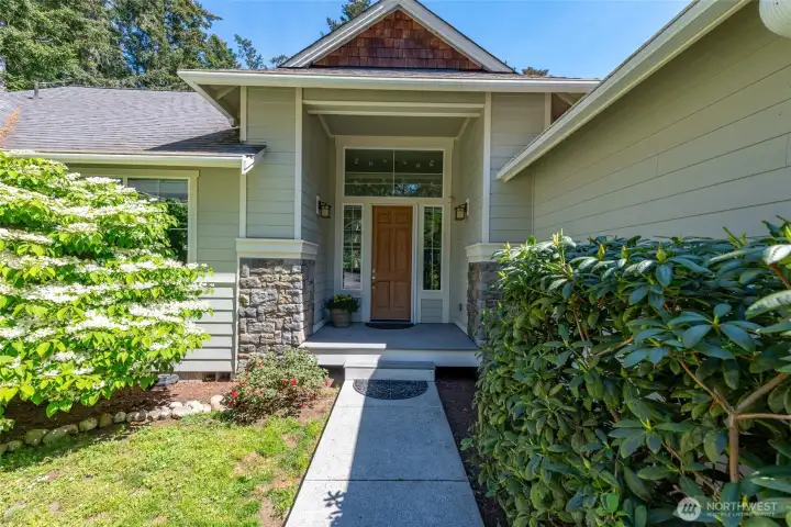 Front path to your front porch and door.
