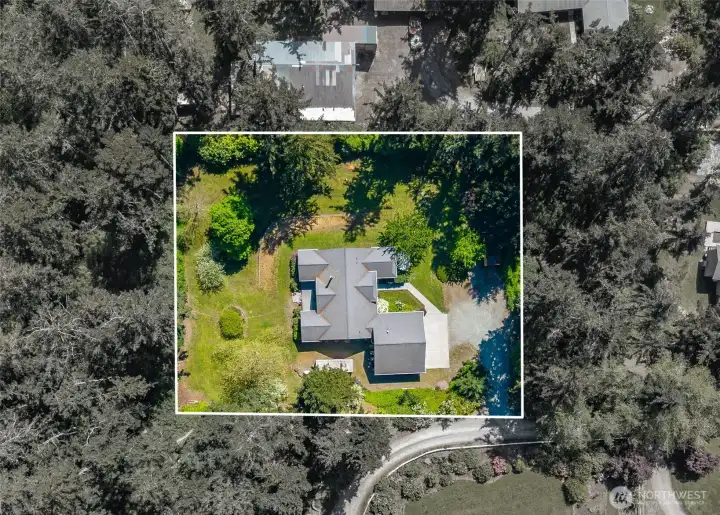 Property lines.