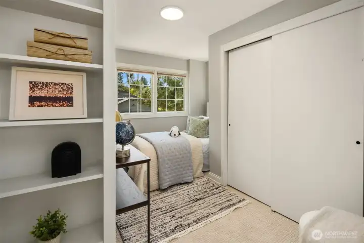 Bedroom or library