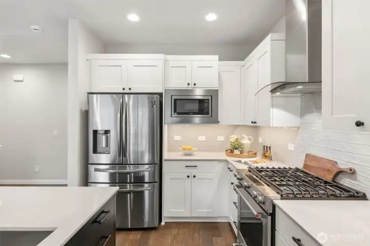 Kitchen with Stainless Appliances