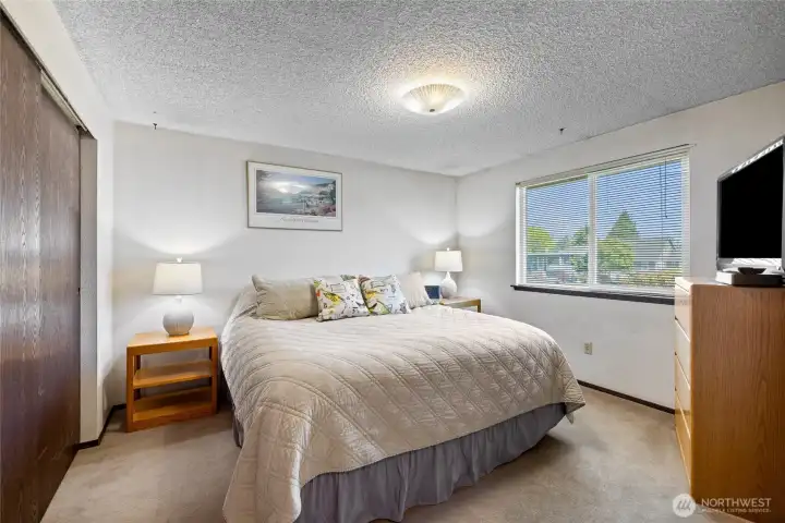 Primary bedroom on the upper