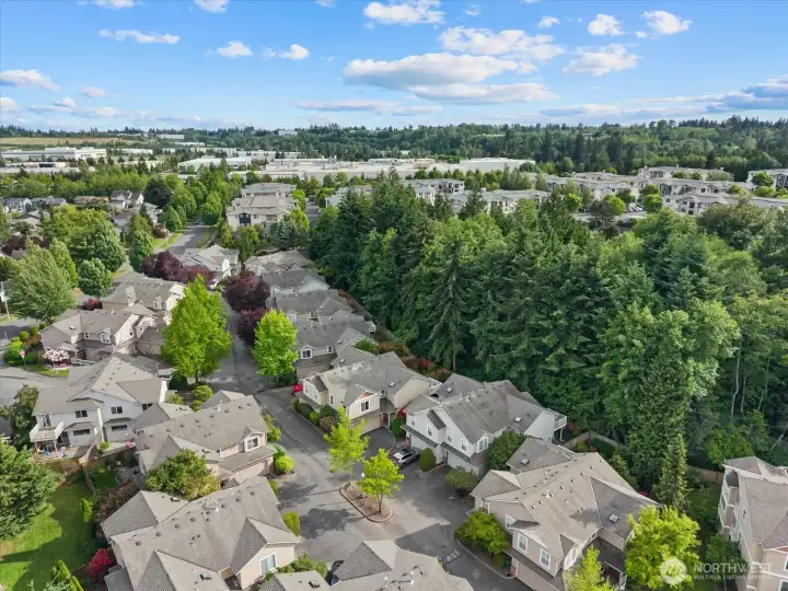 The location of 5730 #B is a private, scenic setting with a protected native growth area to the southwest. The location of 5730 #B is a private, scenic setting with a protected native growth area to the southwest.