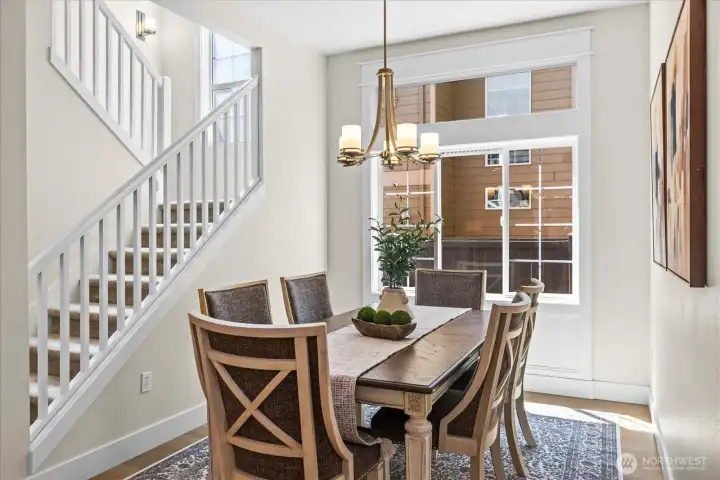 Formal dining room Formal dining room