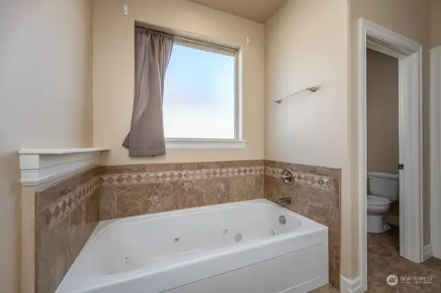 This may be the best part yet. A jetted tub! Not sure we need to add more to this amazing feature. You can dream about how much you'll enjoy it.