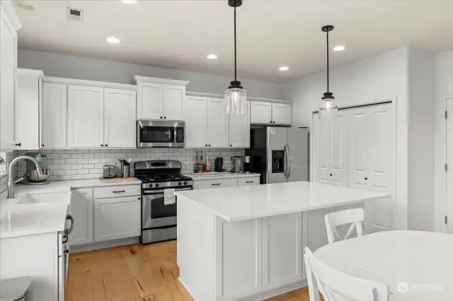 Beautifully remodeled with quartz counters and stainless appliances.