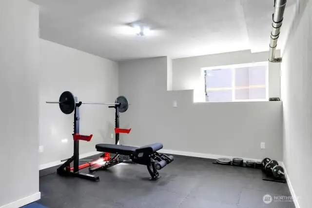 dedicated home gym!