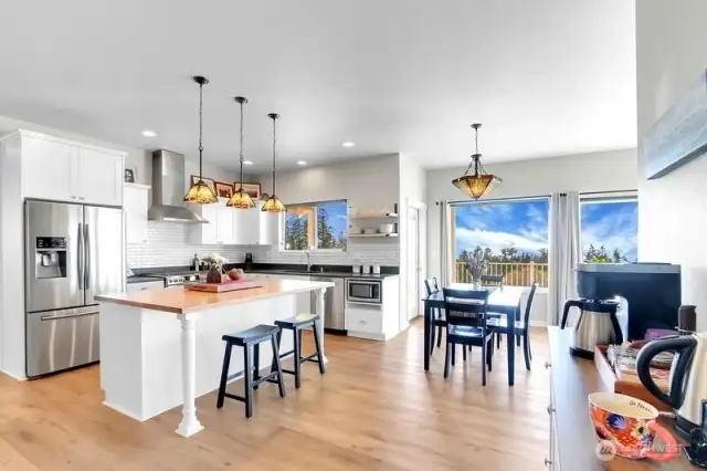 Kitchen and dining