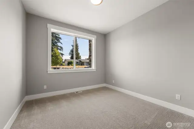 One of several extra bedrooms on the main floor.