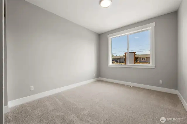 All bedrooms are generously sized.