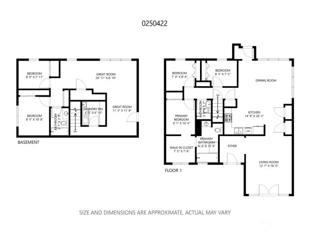 lower level bedroom