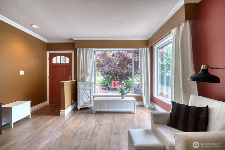 View to front garden