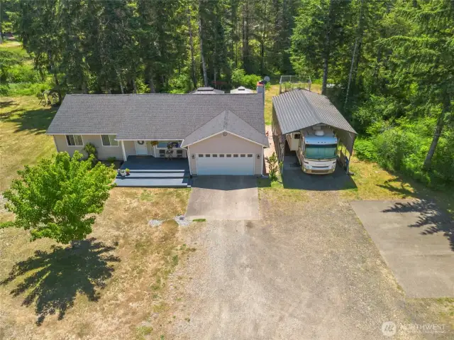 Gated and fenced - flat 2.5 acres.
