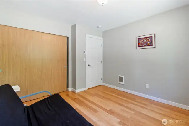 Bedroom 3 closet space.