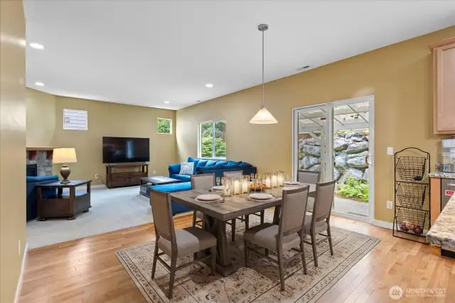 Dining Area and Family Room