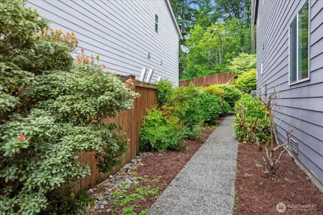 Landscaped Walkway