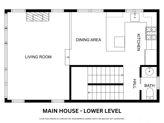 Lower level main house
