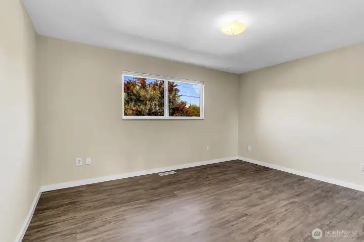 Nicely sized 1st upstairs bedroom.
