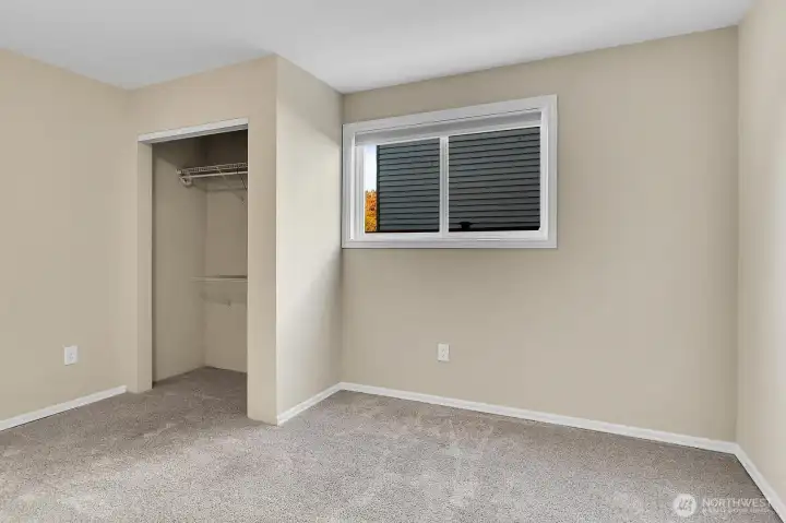 5th lower bedroom off laundry room and primary suite.