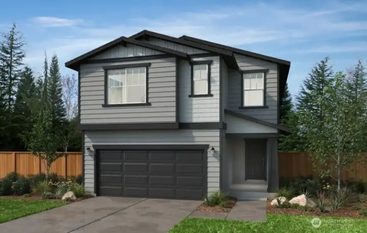 Image of elevation B, not of actual home