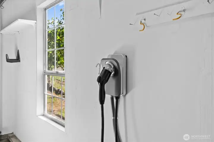 2 car garage with EV Charger!
