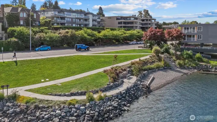 Step out of your building and into the gorgeous views of Kirkland.