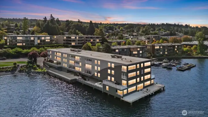 Waterfront living at its best.