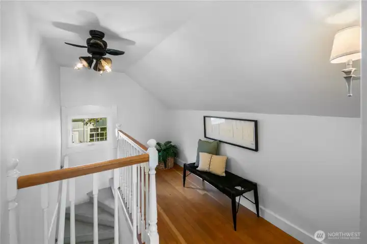 All right, let's head back down the stairs, through the kitchen/mudroom and head outside to the incredible backyard and basement