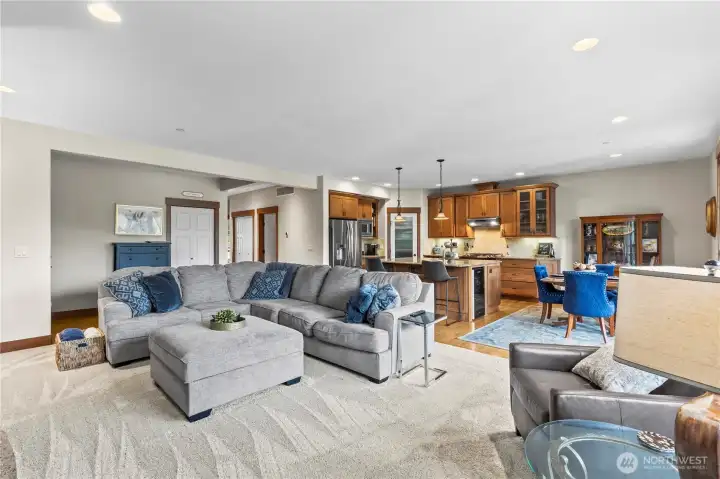 Open living space perfect for entertaining or enjoying