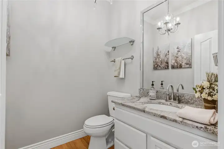 Half Bath off of Kitchen