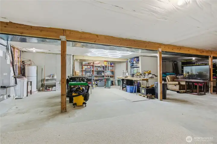 Unfinished Lower Level