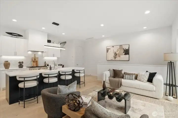 Light-filled living with an open, effortless flow.