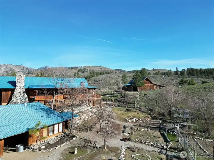 Mature gardens carefully maintained evolve in color and tone through the seasons. Pictures will be updated as spring progresses!