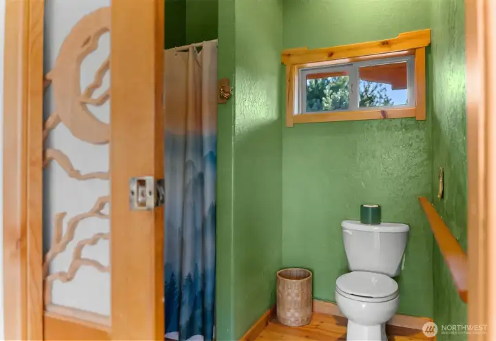 3/4 bath. The artistic touches are not neglected in any room of this home.