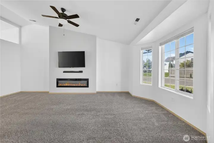 Living Room with gas Fireplace