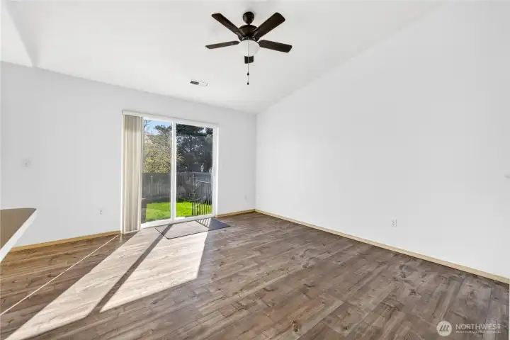 Dining Room to back patio