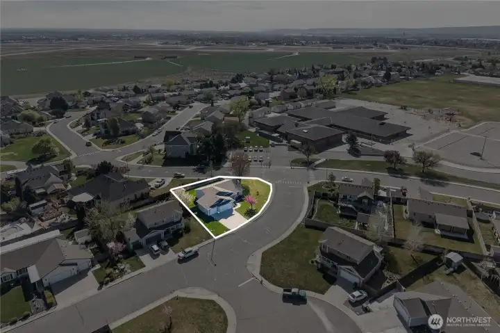 Home showing Elementary School in the background