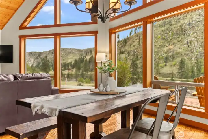 Year round views of the landscape capturing each  season's changes.