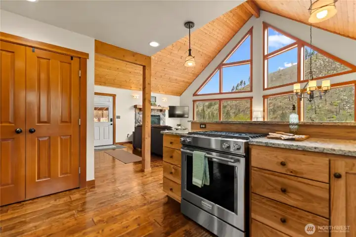 Ample storage and pantry space for full time living.