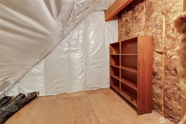 280 sq ft unfinished attic space 280 sq ft unfinished attic space