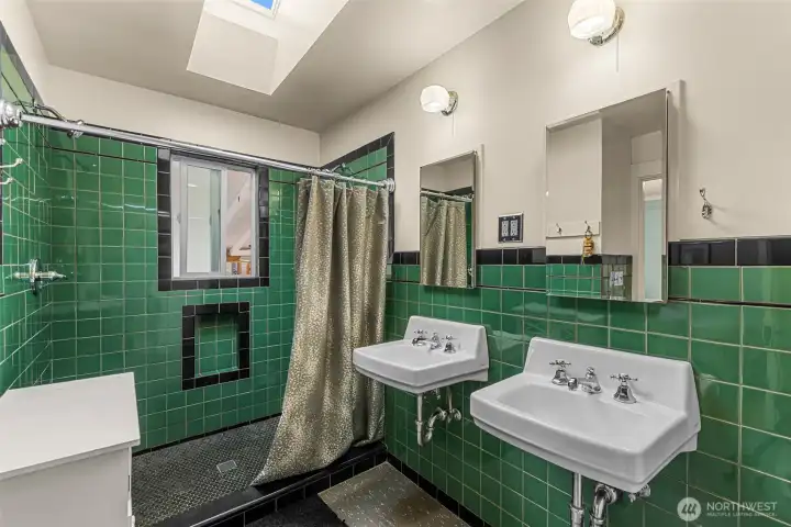 Primary Bath. The tile is even prettier in person.