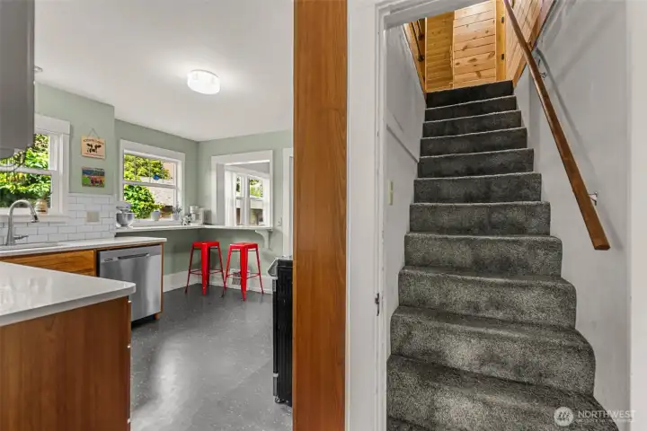 Upstairs/loft area entrance