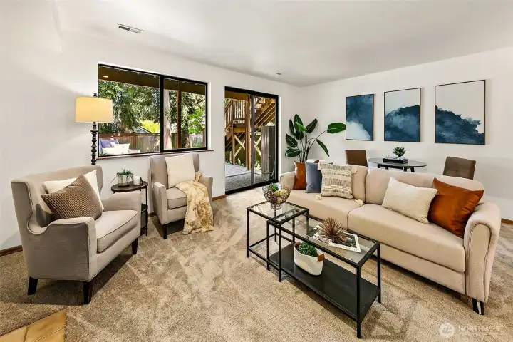 At over 2,500 square feet, the home's thoughtful layout provides multiple gathering spaces that can adapt as household needs evolve.