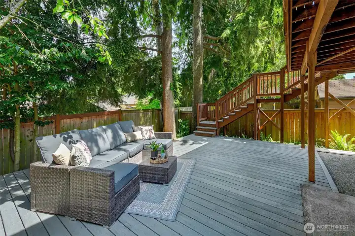 Usable outdoor space without the burden of maintaining a large yard, allowing more time to enjoy the surrounding parks, trails and recreation opportunities.