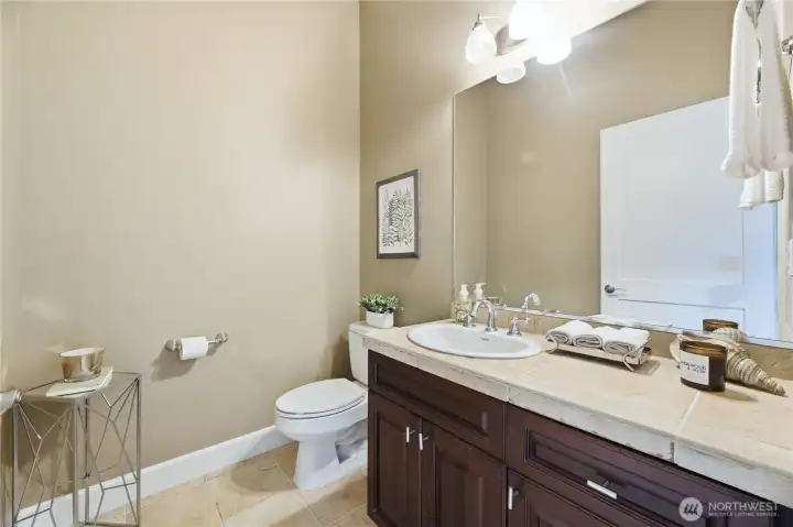 Half bath on main level