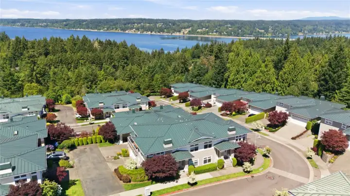 When you drive in the neighborhood you have sweeping views, plus views from your home and deck