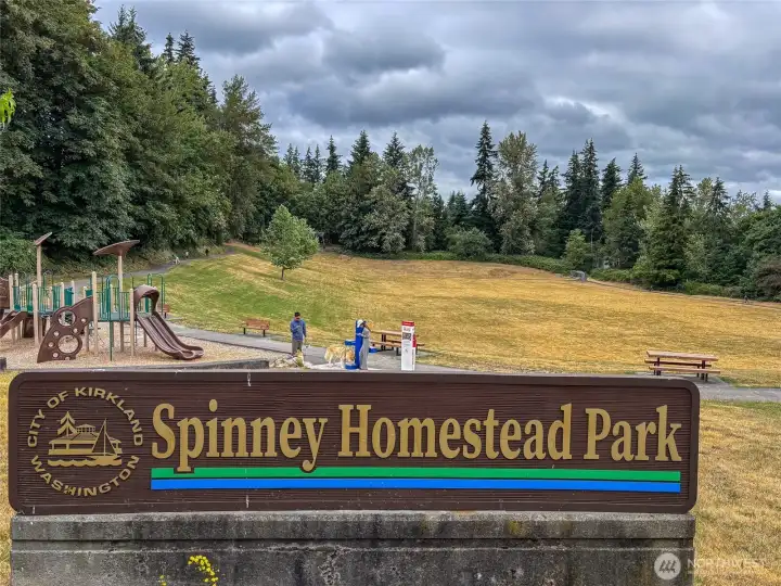Five walking minutes to one of the many Kirkland neighborhood parks Five walking minutes to one of the many Kirkland neighborhood parks