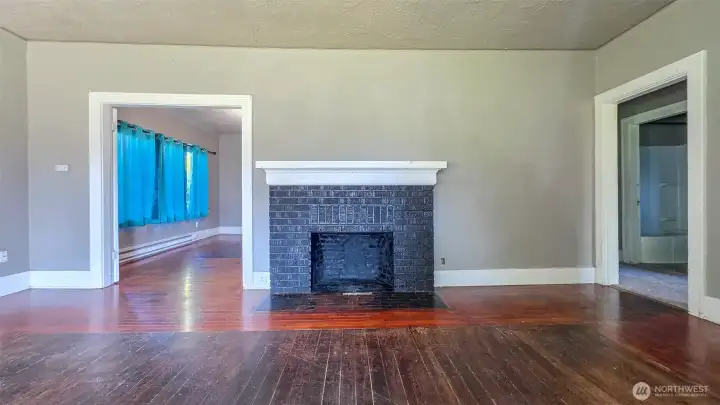 Potential for wood-burning, or insert for the future