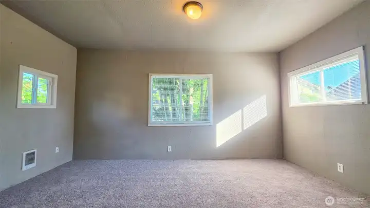 Large space/ bedroom at back of house
